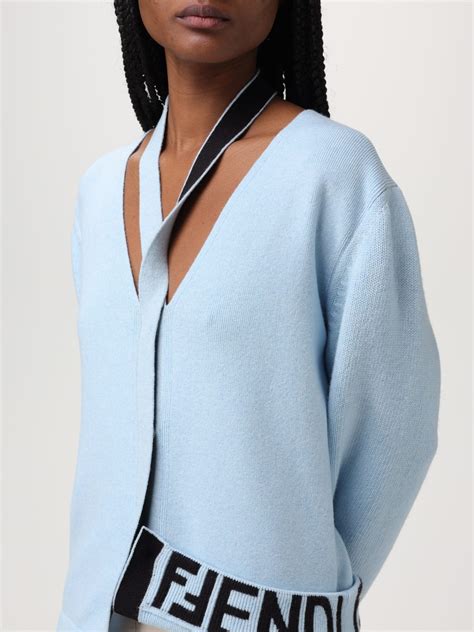 fendi cardigan women's|Fendi cashmere cardigan.